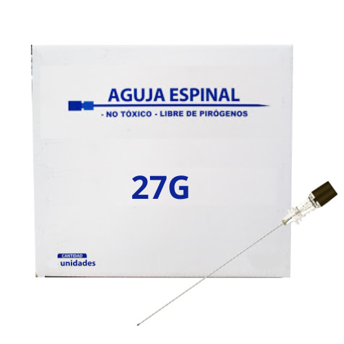 AGUJA ESPINAL N 27G